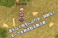 音もなく相手に近付き、容赦なく、すべてを剥ぎ取る無法者。