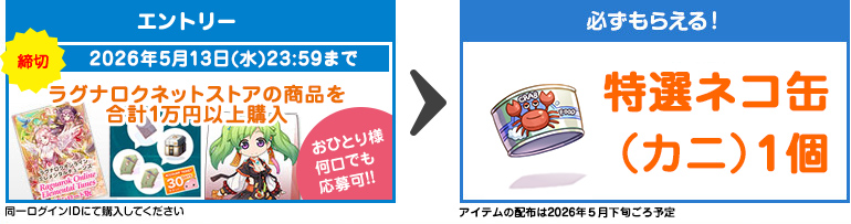 エントリー方法と景品（詳細）