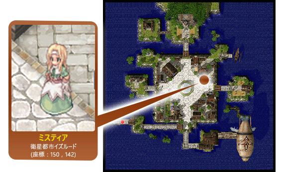 ミスティア 衛星都市イズルード(座標 : 150 , 142)