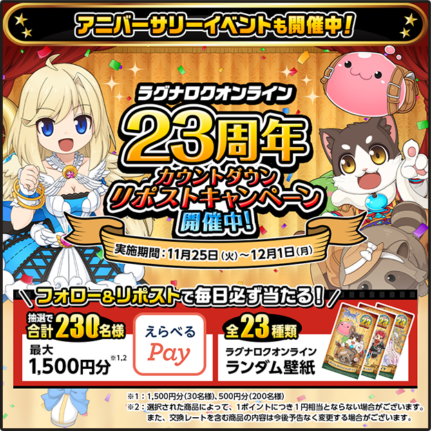 日別イベントバナー