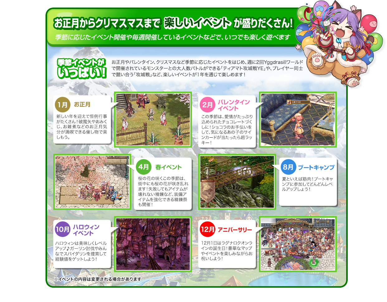 楽しみ方イロイロ。自分だけの遊び方を見つけよう22年分のアップデートで魅力的なコンテンツがいっぱい！