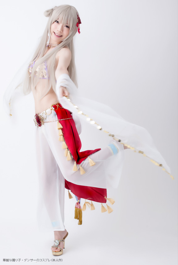 華麗な踊り子・ダンサーのコスプレ（本人作）