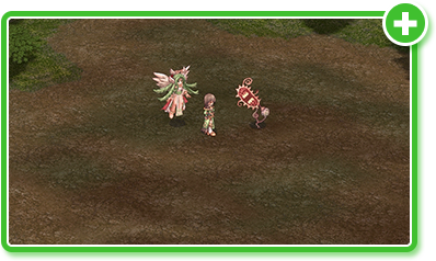 エレメンタルバスター自身の周辺の敵に召喚した精霊の属性の魔法ダメージを与える!