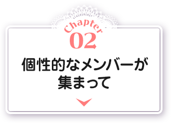 Chapter02 個性的なメンバーが集まって
