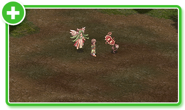 エレメンタルバスター自身の周辺の敵に召喚した精霊の属性の魔法ダメージを与える!