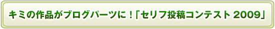 L~̍iuOp[cɁIuZteReXg2009v
