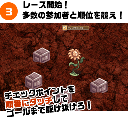 レース開始！多数の参加者と順位を競え！