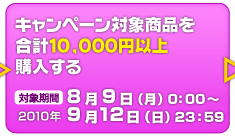 �L�����y�[���Ώۏ��i�����v10,000�~�ȏ�w������