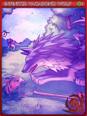 超越したさすらい狼カード
