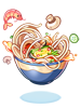 [衣装] 波うつ素麺